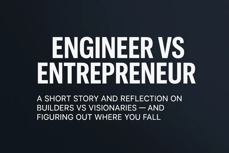 Engineer vs Entrepreneur