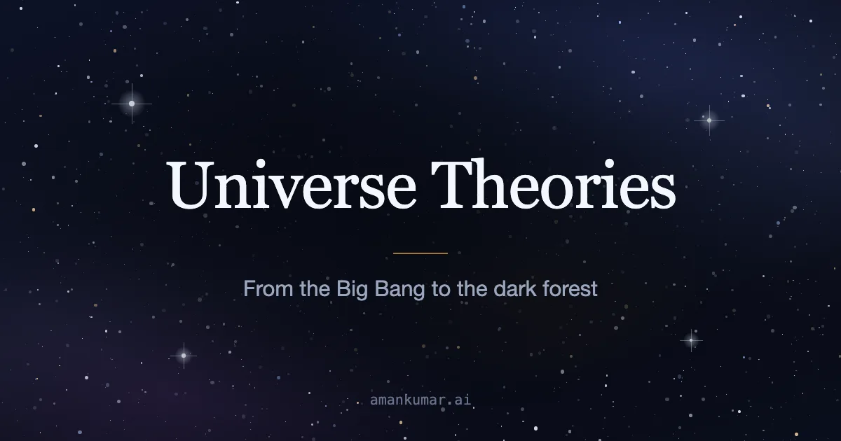 Universe Theories, From the Big Bang to the Dark Forest