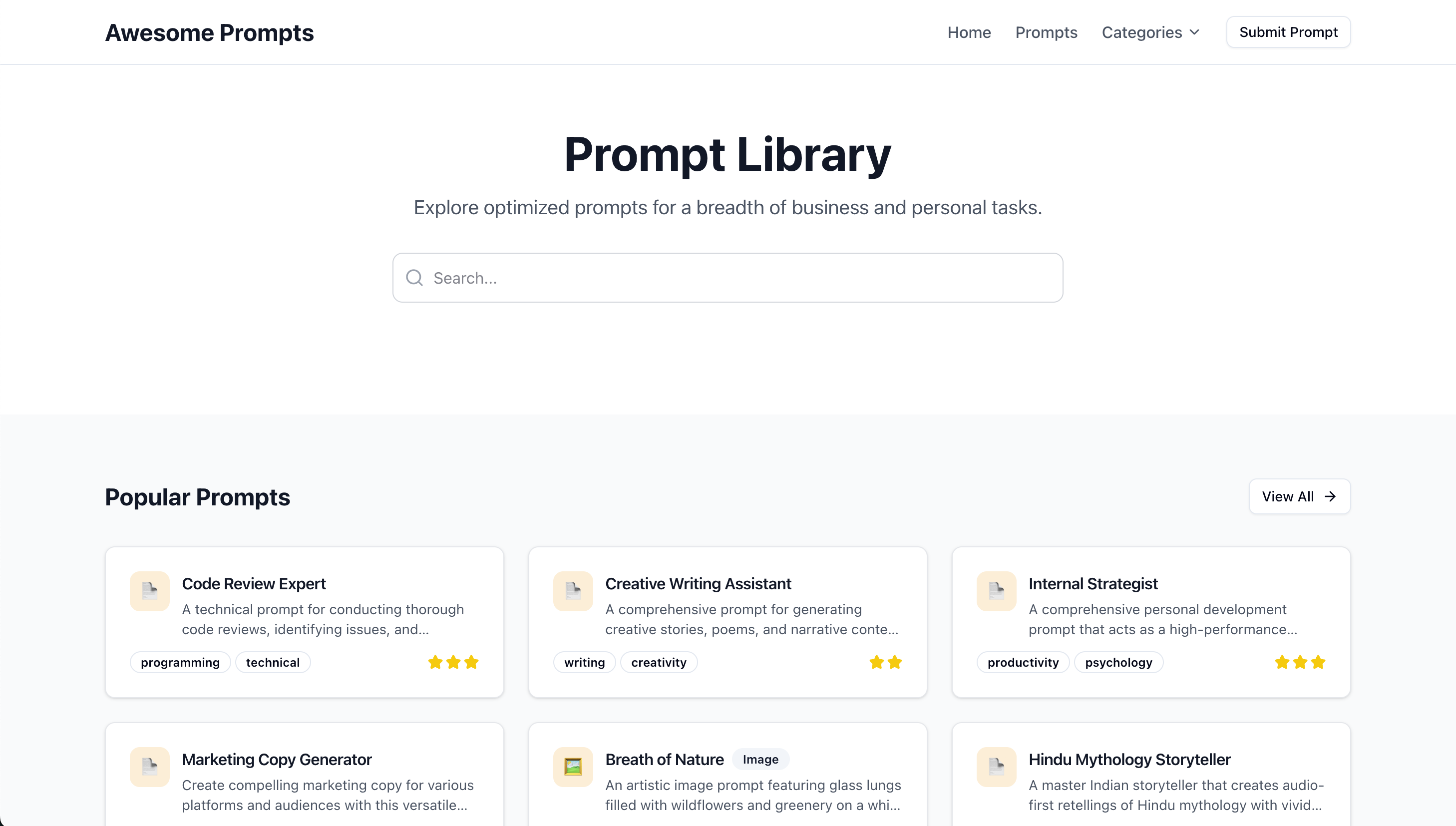 Awesome Prompts