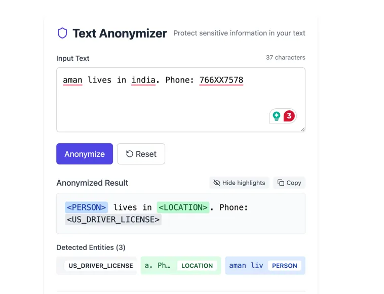 Anonymizer