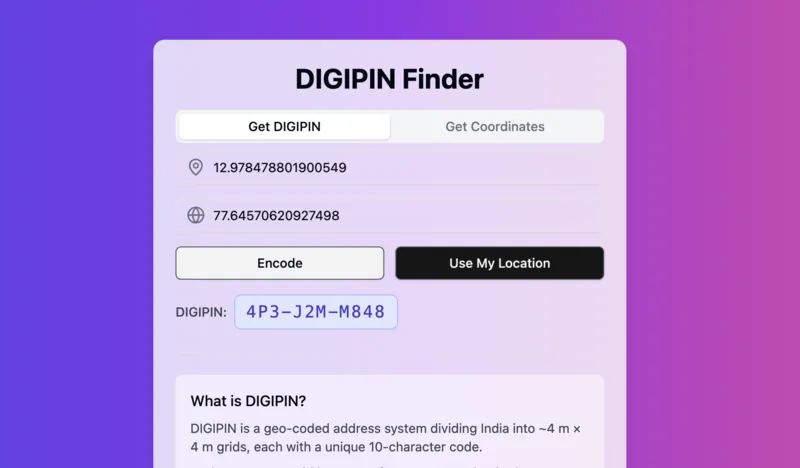 Digipin Finder