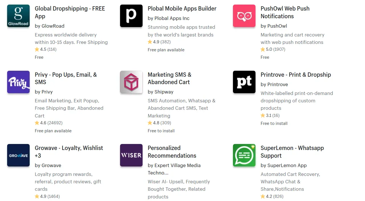Shopify App Store